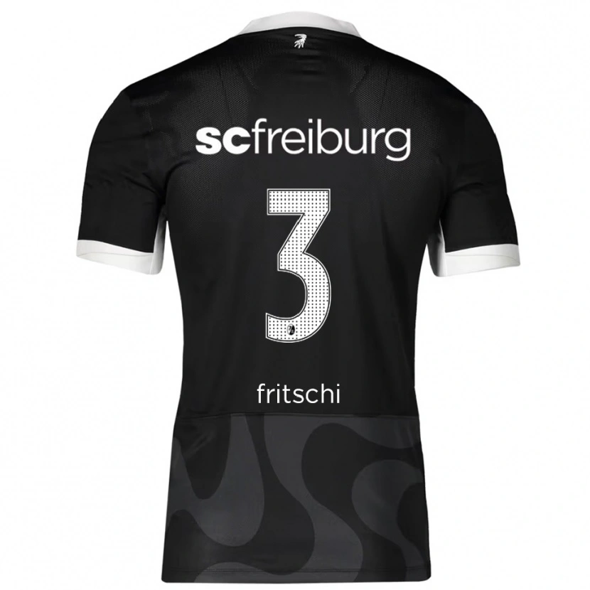 DanxenレディースEmilio Fritschi#3ブラック ホワイトアウェイシャツ2025/26ジャージーユニフォーム