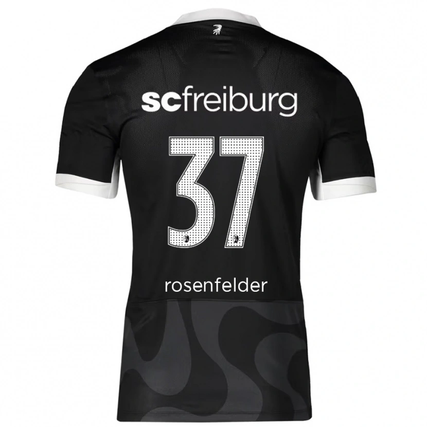 DanxenレディースMax Rosenfelder#37ブラック ホワイトアウェイシャツ2025/26ジャージーユニフォーム