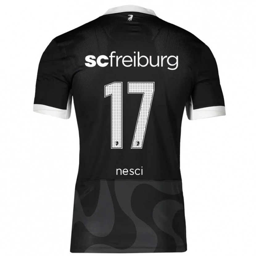 DanxenレディースMassimo Nesci#17ブラック ホワイトアウェイシャツ2025/26ジャージーユニフォーム
