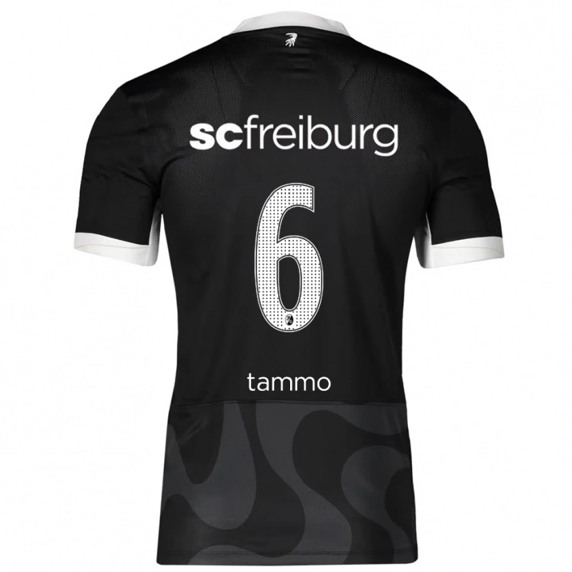 DanxenレディースTammo Schiertz#6ブラック ホワイトアウェイシャツ2025/26ジャージーユニフォーム