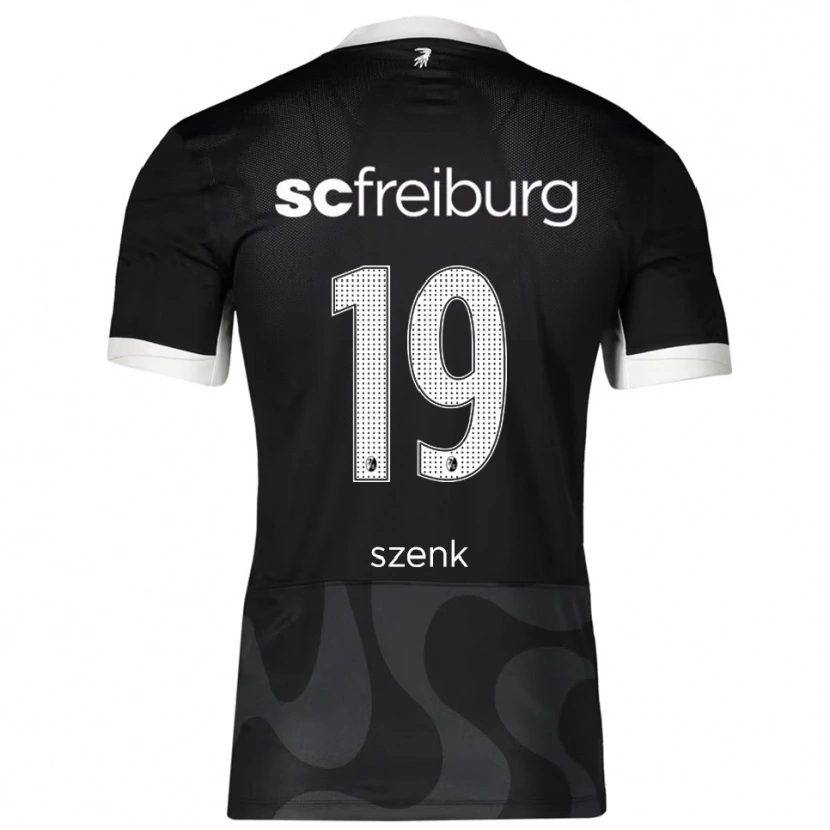 DanxenレディースNia Szenk#19ブラック ホワイトアウェイシャツ2025/26ジャージーユニフォーム
