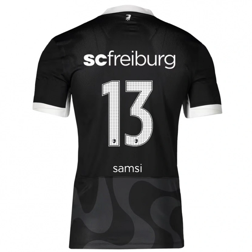 DanxenレディースSimon Samsi#13ブラック ホワイトアウェイシャツ2025/26ジャージーユニフォーム