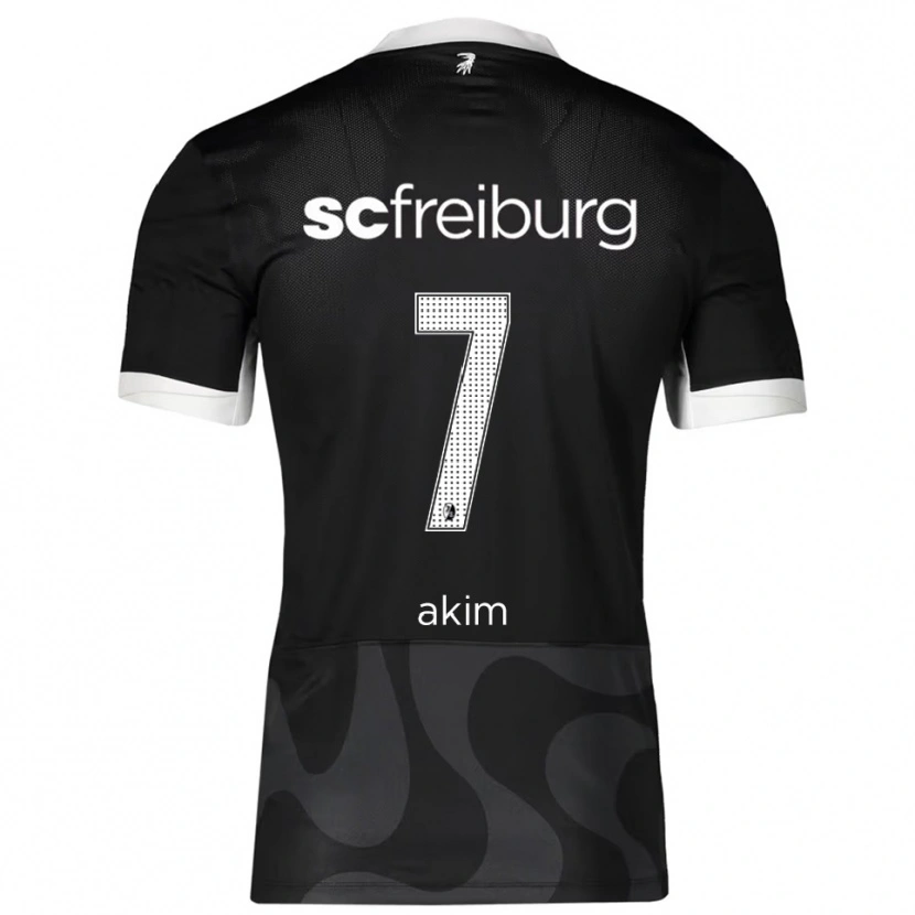 DanxenレディースAkim Schnerring#7ブラック ホワイトアウェイシャツ2025/26ジャージーユニフォーム