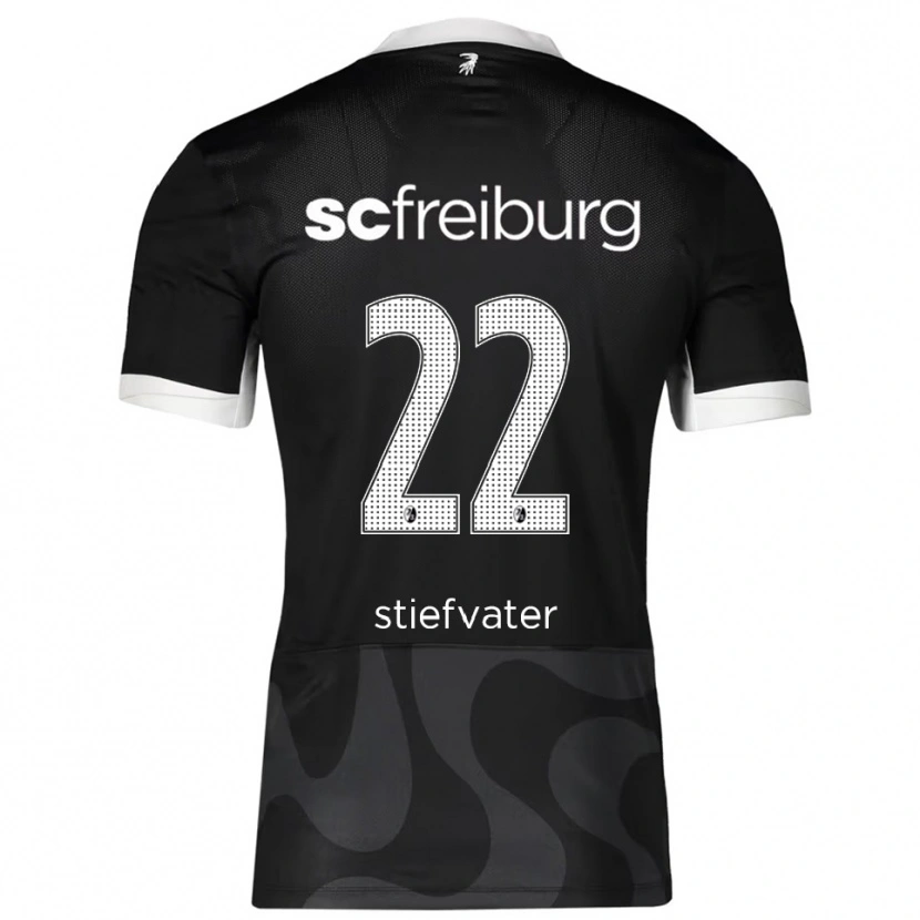 DanxenレディースMax Stiefvater#22ブラック ホワイトアウェイシャツ2025/26ジャージーユニフォーム