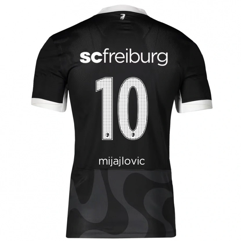DanxenレディースMladen Mijajlovic#10ブラック ホワイトアウェイシャツ2025/26ジャージーユニフォーム