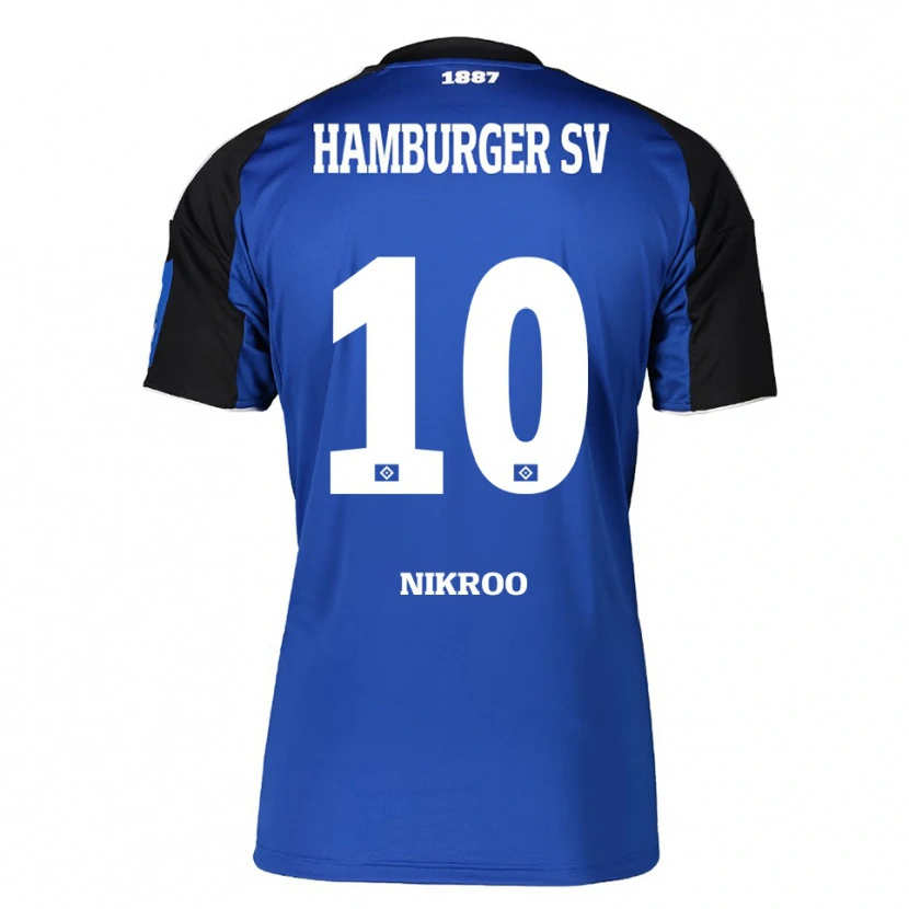 Danxenレディースセファー・ニクル#10ブルー ブラックアウェイシャツ2025/26ジャージーユニフォーム