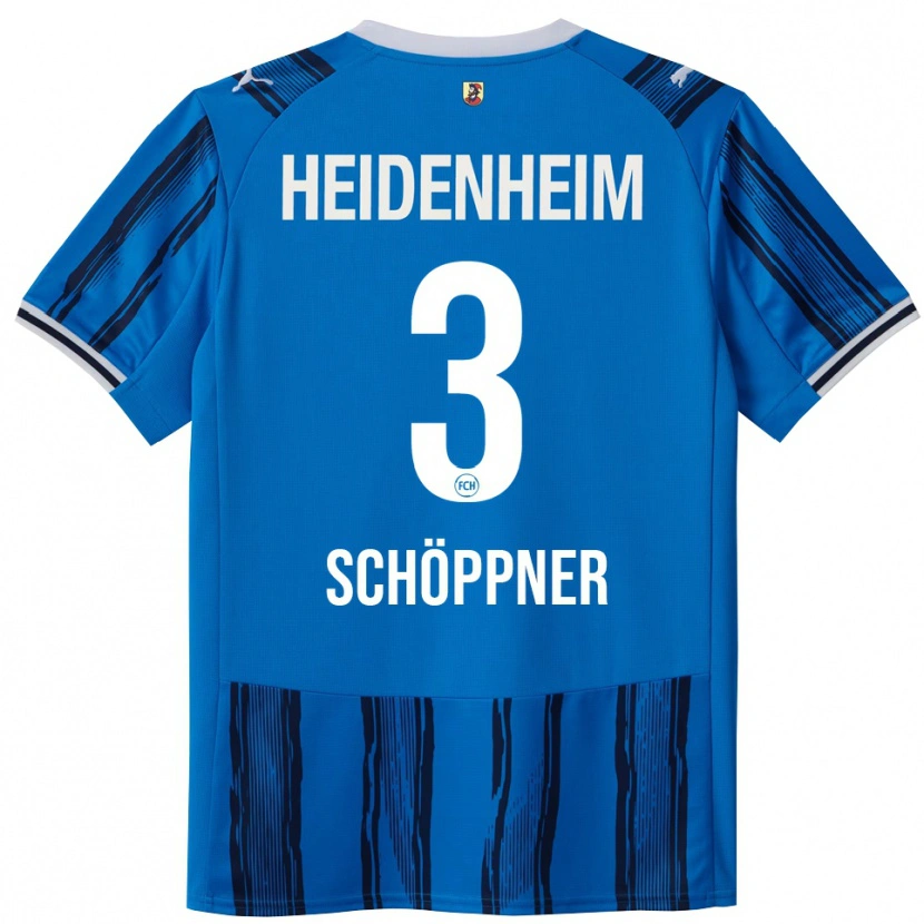 DanxenレディースJan Schöppner#3ブルー ネイビーアウェイシャツ2025/26ジャージーユニフォーム