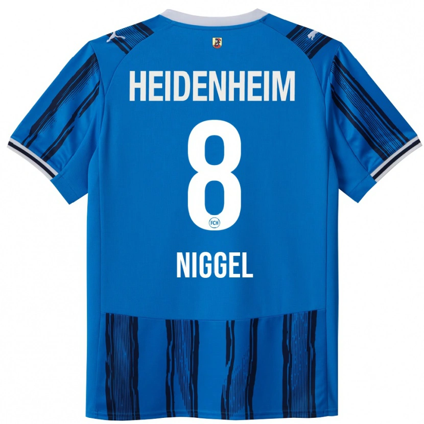DanxenレディースHenrik Niggel#8ブルー ネイビーアウェイシャツ2025/26ジャージーユニフォーム