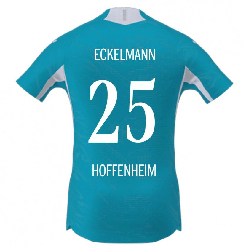DanxenレディースHenri Eckelmann#25スカイブルーアウェイシャツ2025/26ジャージーユニフォーム