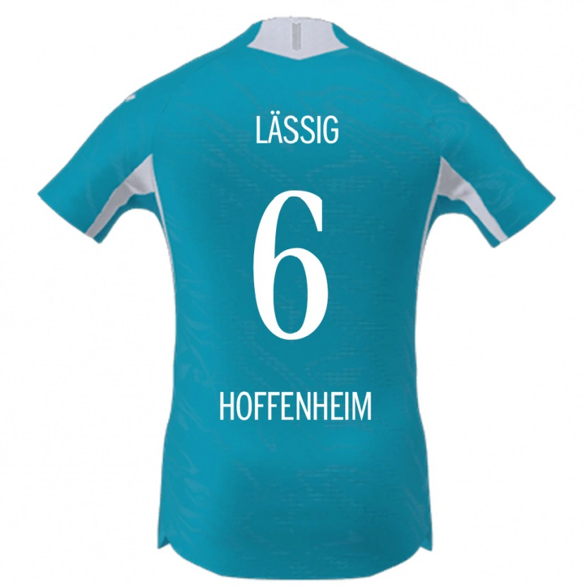DanxenレディースValentin Lässig#6スカイブルーアウェイシャツ2025/26ジャージーユニフォーム