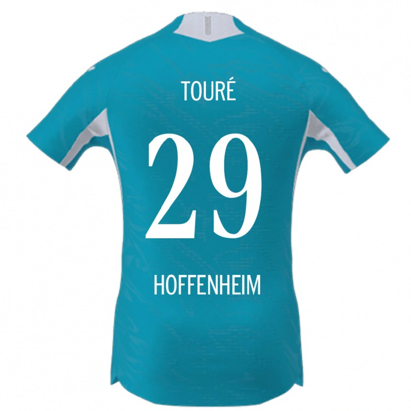 DanxenレディースBazoumana Touré#29スカイブルーアウェイシャツ2025/26ジャージーユニフォーム
