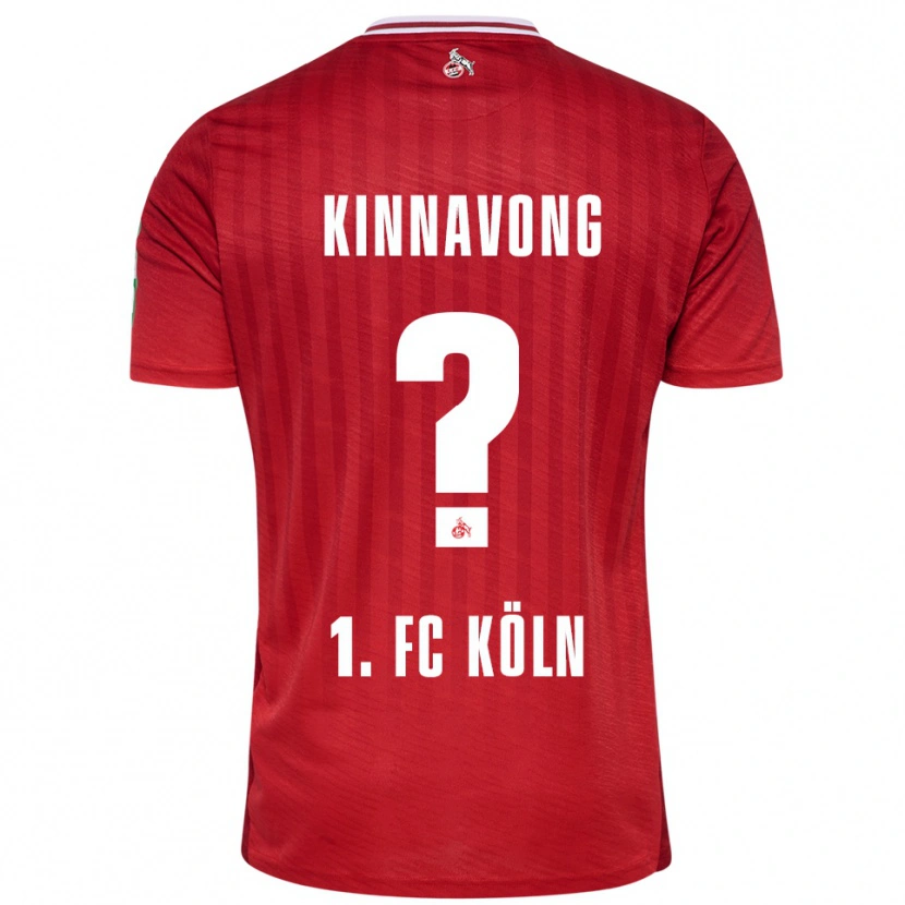 DanxenレディースJordan Kinnavong#0レッド ホワイトアウェイシャツ2025/26ジャージーユニフォーム