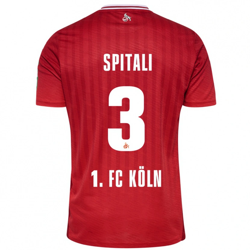 DanxenレディースSan-Luca Spitali#3レッド ホワイトアウェイシャツ2025/26ジャージーユニフォーム