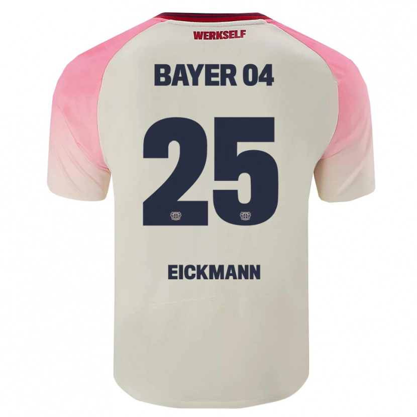 DanxenレディースMia Eickmann#25ピンク オフホワイトアウェイシャツ2025/26ジャージーユニフォーム