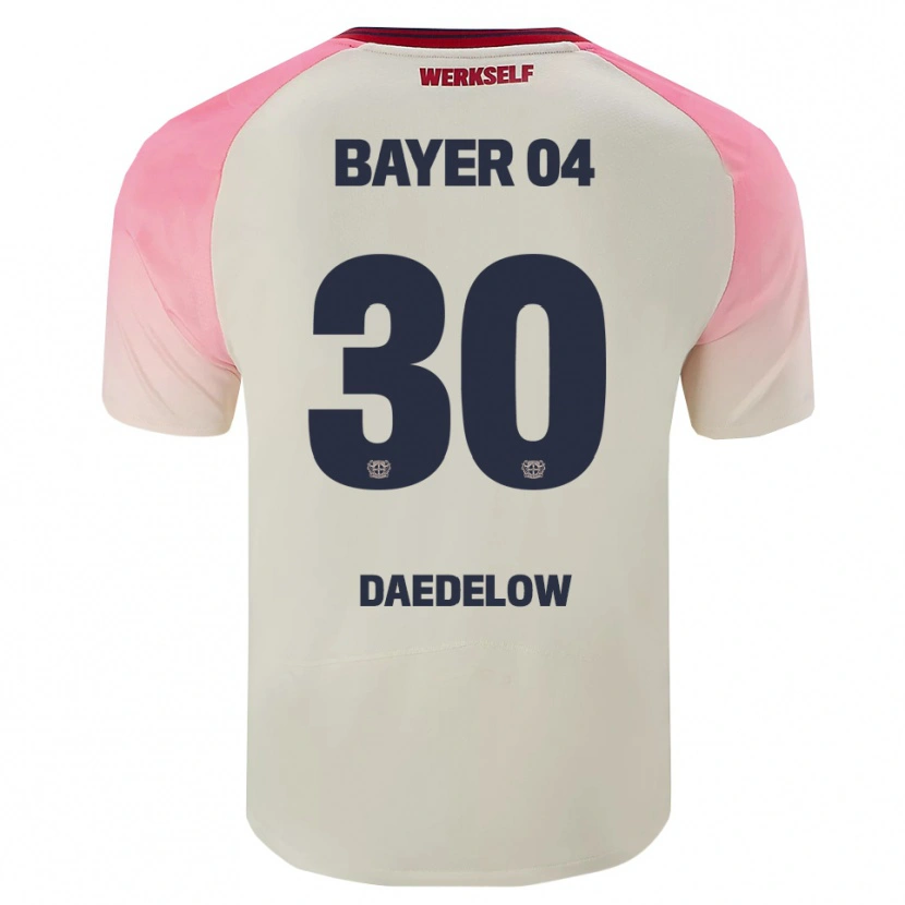 DanxenレディースIda Daedelow#30ピンク オフホワイトアウェイシャツ2025/26ジャージーユニフォーム