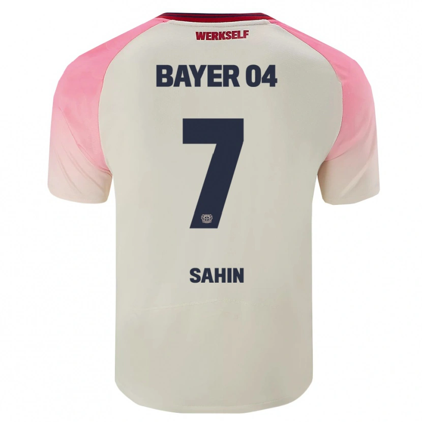 DanxenレディースBatuhan Sahin#7ピンク オフホワイトアウェイシャツ2025/26ジャージーユニフォーム