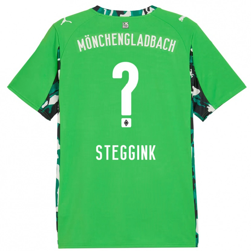 DanxenレディースLennart Steggink#0グリーン ブラックアウェイシャツ2025/26ジャージーユニフォーム