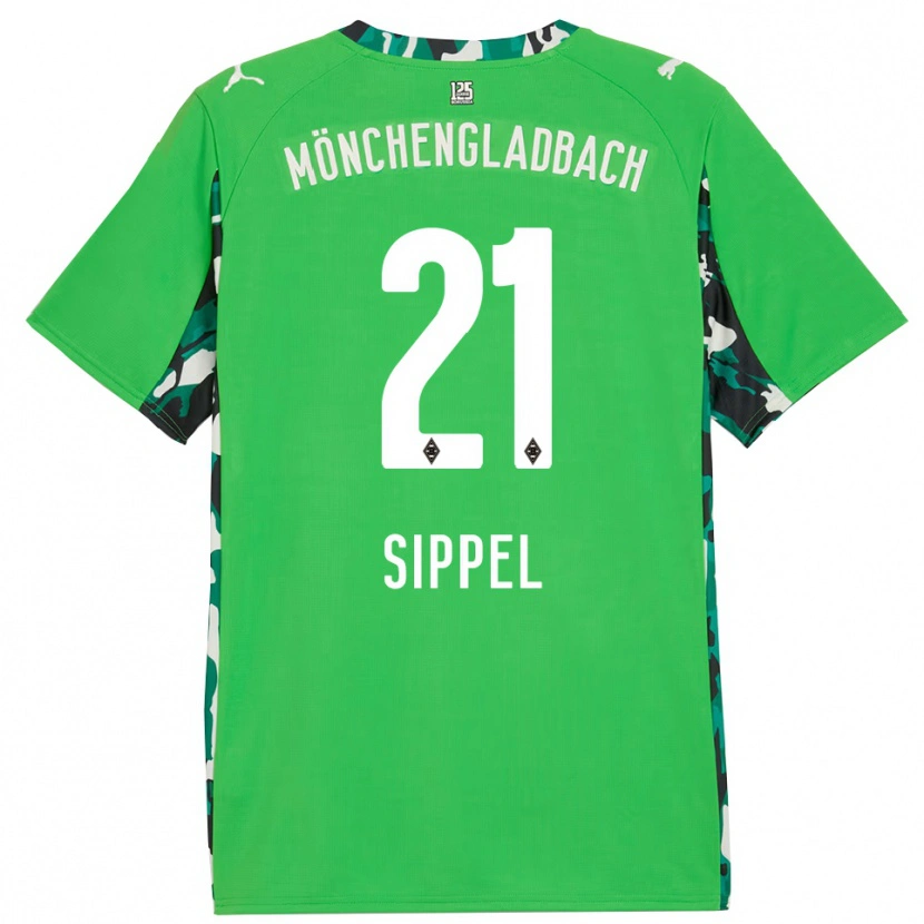 Danxenレディーストビアス・ジッペル#21グリーン ブラックアウェイシャツ2025/26ジャージーユニフォーム