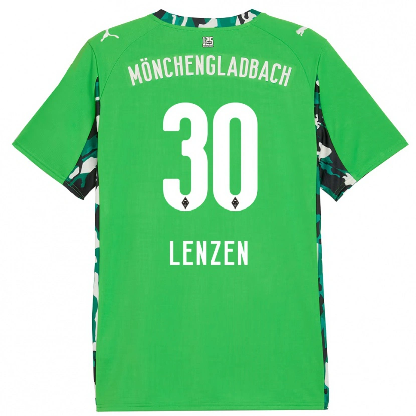 Danxenレディースハンナ・レンツ#30グリーン ブラックアウェイシャツ2025/26ジャージーユニフォーム