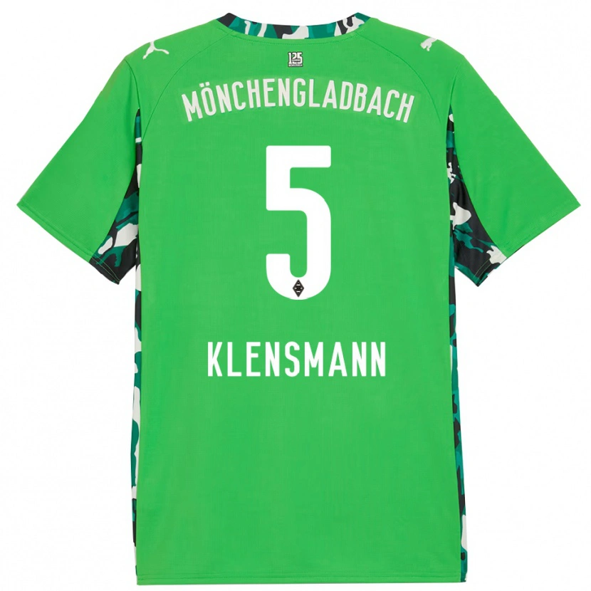 DanxenレディースPaula Klensmann#5グリーン ブラックアウェイシャツ2025/26ジャージーユニフォーム