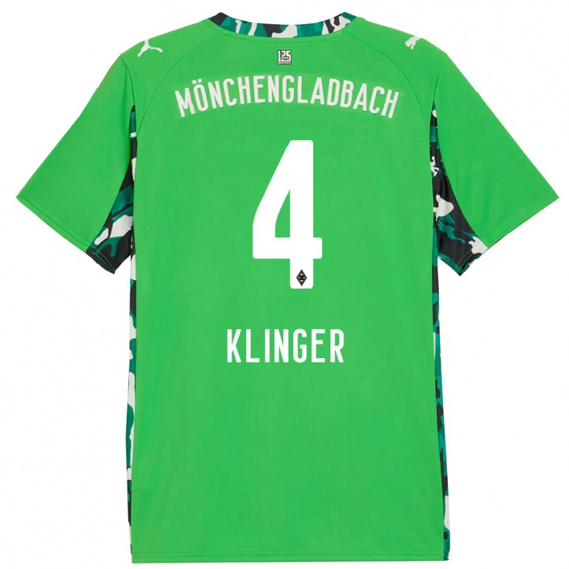 DanxenレディースNina Klinger#4グリーン ブラックアウェイシャツ2025/26ジャージーユニフォーム