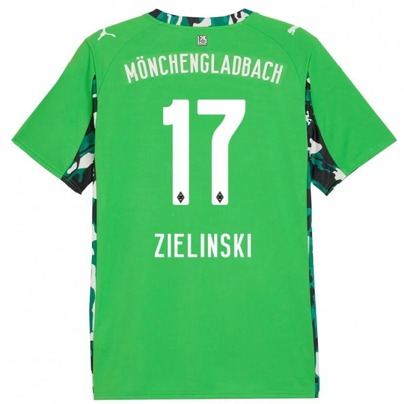 DanxenレディースYvonne Zielinski#17グリーン ブラックアウェイシャツ2025/26ジャージーユニフォーム