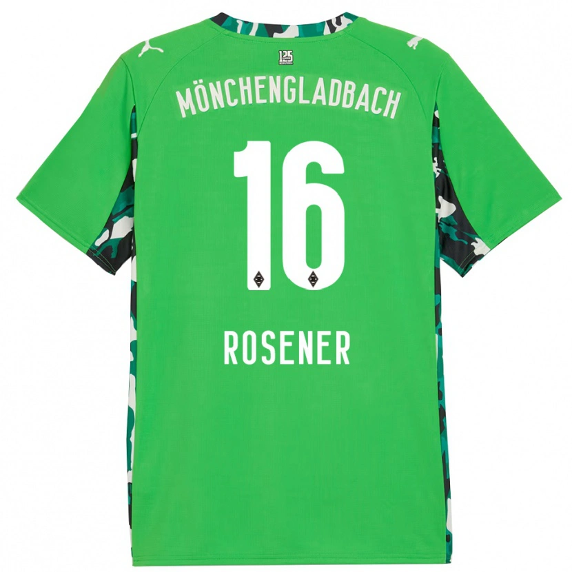 DanxenレディースChiara Rösener#16グリーン ブラックアウェイシャツ2025/26ジャージーユニフォーム