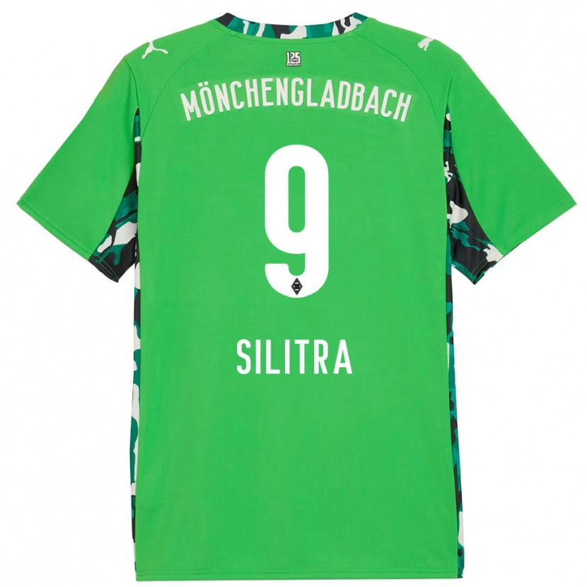 DanxenレディースRareș Silitră#9グリーン ブラックアウェイシャツ2025/26ジャージーユニフォーム