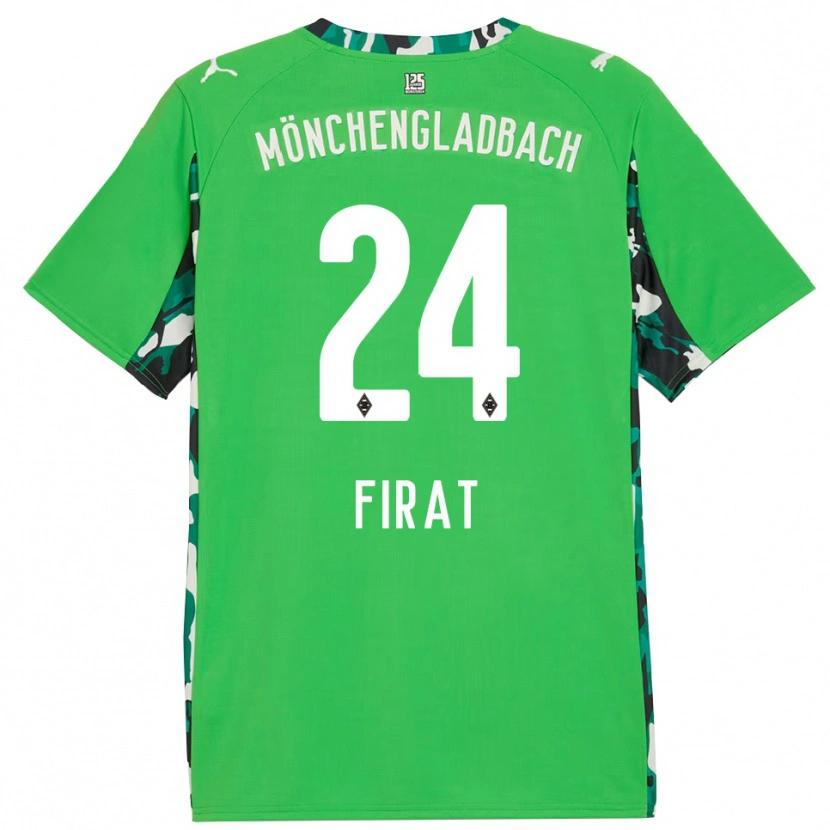 DanxenレディースKaan Fırat#24グリーン ブラックアウェイシャツ2025/26ジャージーユニフォーム