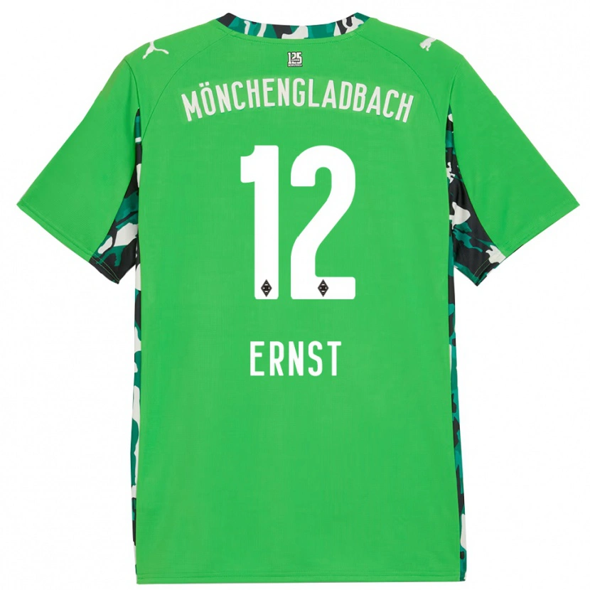 DanxenレディースJesse Ernst#12グリーン ブラックアウェイシャツ2025/26ジャージーユニフォーム
