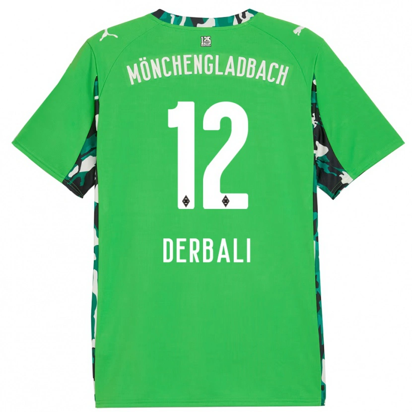 Danxenレディースルイーザ・デルバーリ#12グリーン ブラックアウェイシャツ2025/26ジャージーユニフォーム