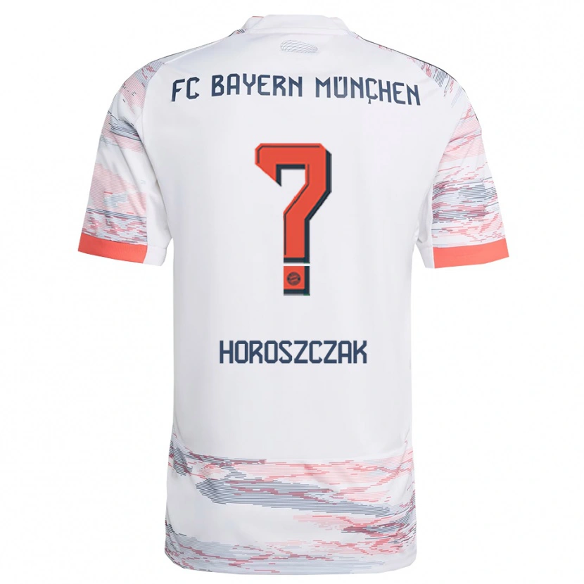 DanxenレディースKuba Horoszczak#0ホワイト グレーアウェイシャツ2025/26ジャージーユニフォーム