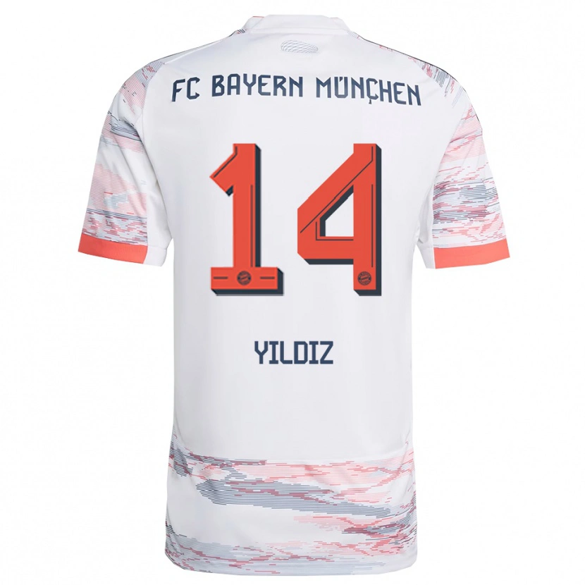 DanxenレディースVeis Yildiz#14ホワイト グレーアウェイシャツ2025/26ジャージーユニフォーム