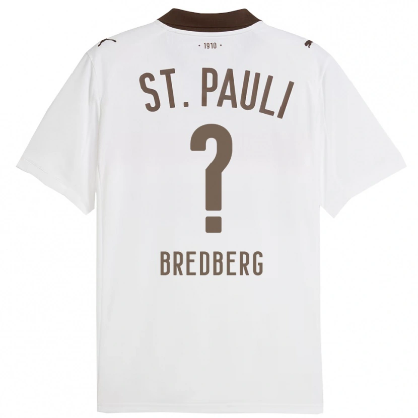 DanxenレディースJanne Bredberg#0ホワイト レッドアウェイシャツ2025/26ジャージーユニフォーム