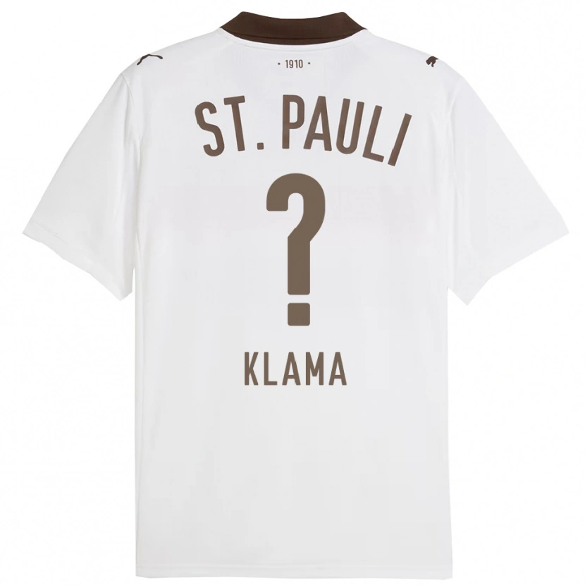 DanxenレディースMatthias Klama#0ホワイト レッドアウェイシャツ2025/26ジャージーユニフォーム