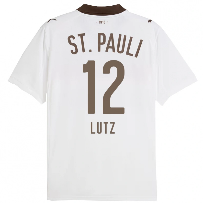 DanxenレディースJosefin Lutz#12ホワイト レッドアウェイシャツ2025/26ジャージーユニフォーム