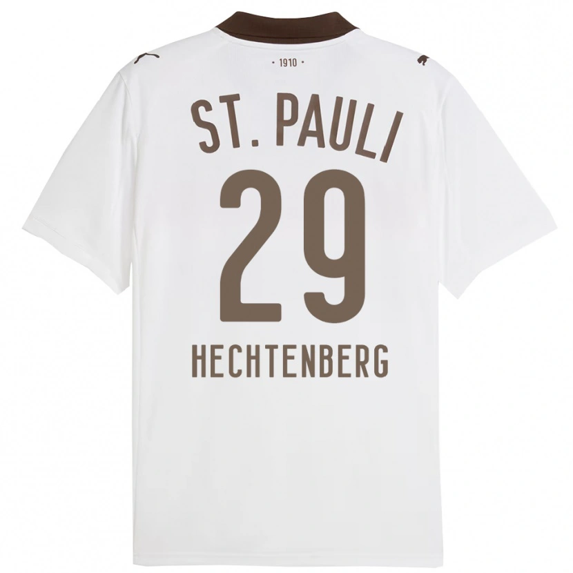 DanxenレディースJulia Hechtenberg#29ホワイト レッドアウェイシャツ2025/26ジャージーユニフォーム