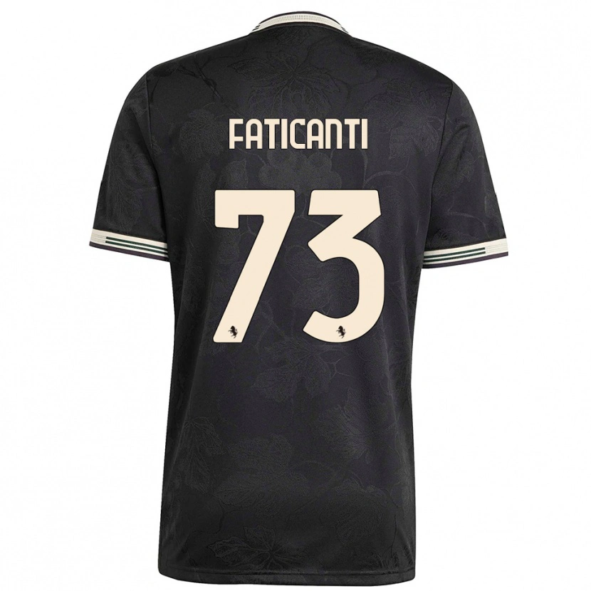 DanxenレディースGiacomo Faticanti#73ブラック ホワイト グリーンサードユニフォームシャツ2025/26ジャージーユニフォーム