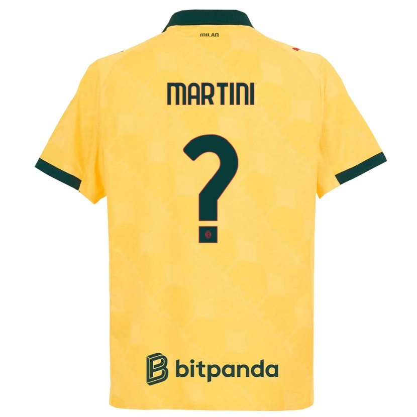 DanxenレディースThomas Martini#0イエロー ブラックサードユニフォームシャツ2025/26ジャージーユニフォーム