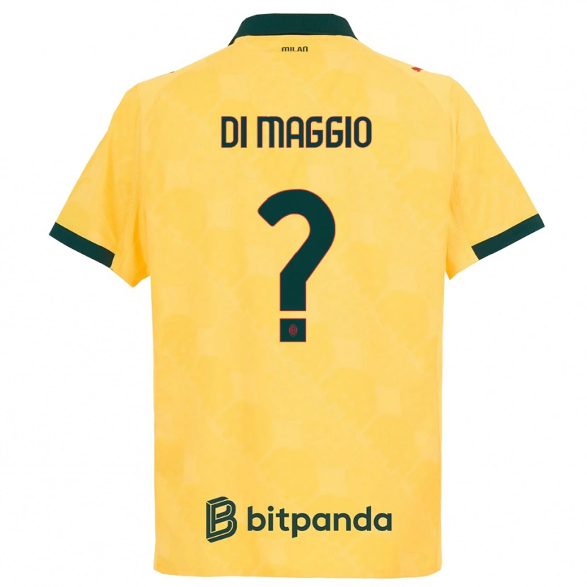 Danxenレディースシモーネディマッジョ#0イエロー ブラックサードユニフォームシャツ2025/26ジャージーユニフォーム