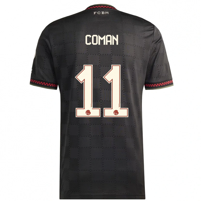 Danxenレディースキングスレイ・コマン#11ブラック ホワイトサードユニフォームシャツ2025/26ジャージーユニフォーム
