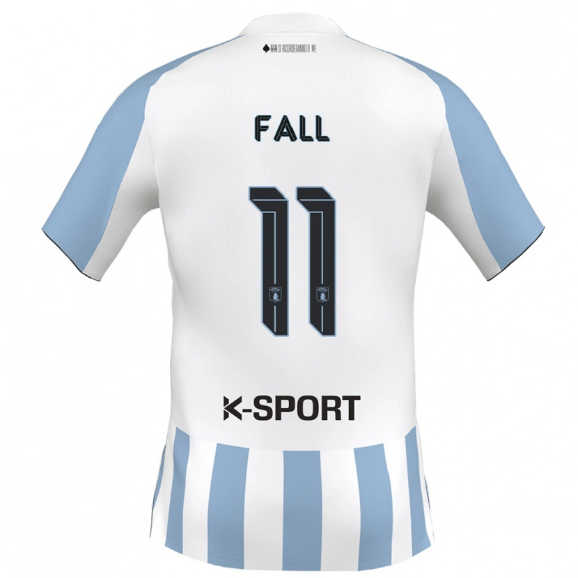 DanxenキッズMaguette Fall#11白 スカイブルーホームシャツ2025/26ジャージーユニフォーム