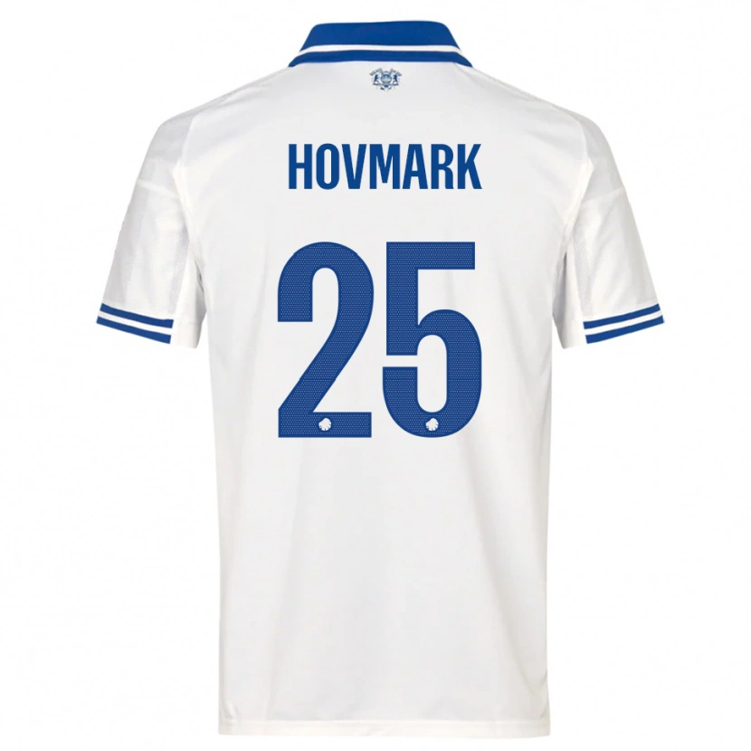 DanxenキッズMaria Hovmark#25白と青ホームシャツ2025/26ジャージーユニフォーム