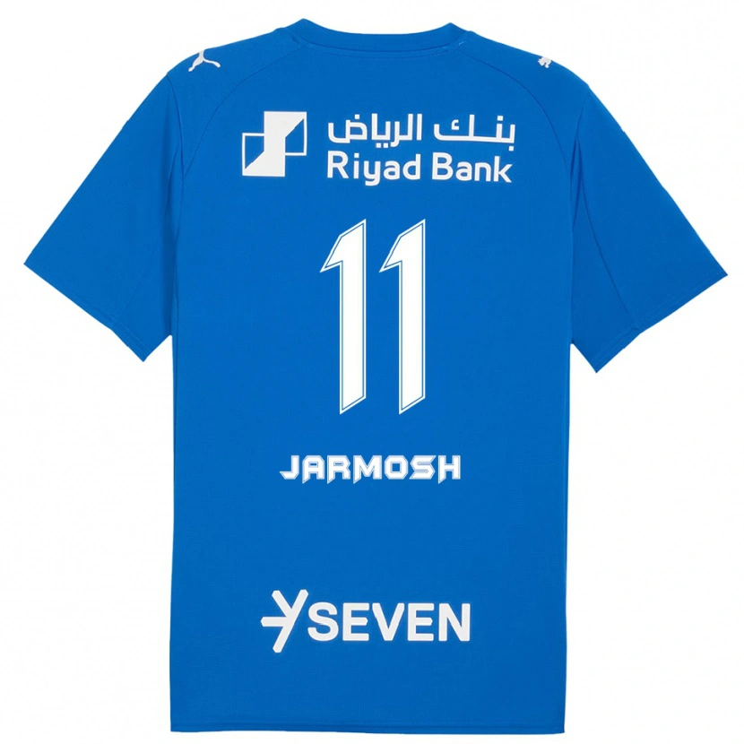 DanxenキッズAbdulaziz Jarmosh#11青と白ホームシャツ2025/26ジャージーユニフォーム