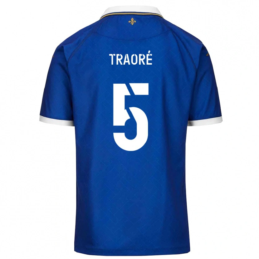 DanxenキッズFranck Traoré#5青 金ホームシャツ2025/26ジャージーユニフォーム