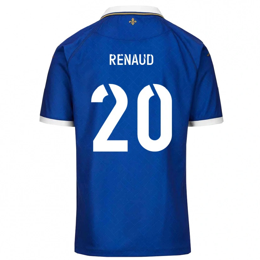 DanxenキッズTom Renaud#20青 金ホームシャツ2025/26ジャージーユニフォーム