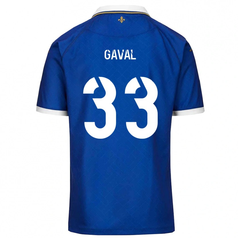 DanxenキッズAimé Gaval#33青 金ホームシャツ2025/26ジャージーユニフォーム