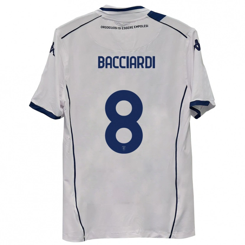DanxenキッズAndrea Bacciardi#8ダークネイビーアウェイシャツ2025/26ジャージーユニフォーム