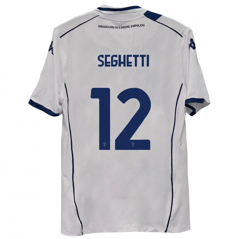 DanxenキッズJacopo Seghetti#12ダークネイビーアウェイシャツ2025/26ジャージーユニフォーム