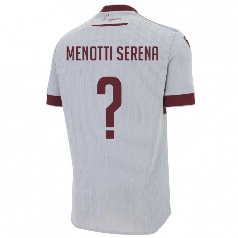 DanxenキッズToma Menotti Serena#0バーガンディ 白アウェイシャツ2025/26ジャージーユニフォーム